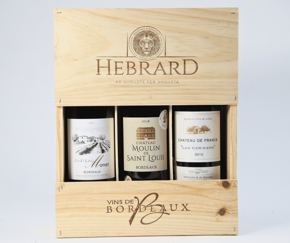 Bordeaux 3 Bottle Gift Box